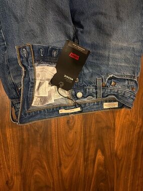 Levi's Blue Denim Button-Fly Jeans